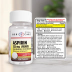 Rudra Retails GeriCare pain reliever and fever reducer 100 tablet supply bottle