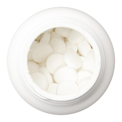 Close up of HealthA2Z nonsteroidal anti-inflammatory drug bottle cap and seal
