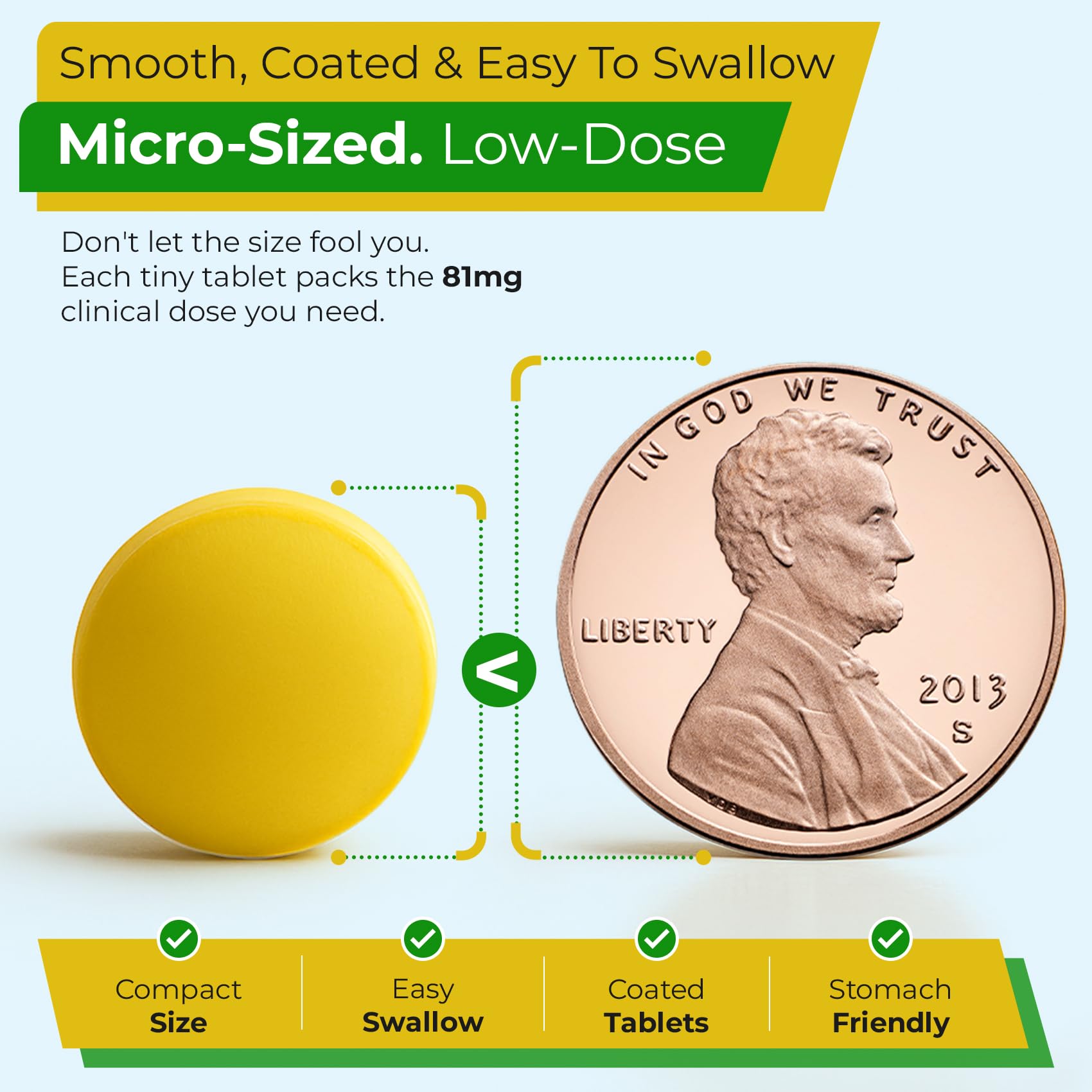 TIME-CAP LABS enteric coated delayed release low strength aspirin tablets bottle