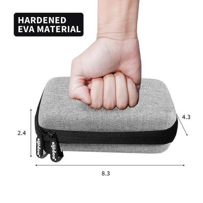 Hard shell protective case for electronic chargers and cables.