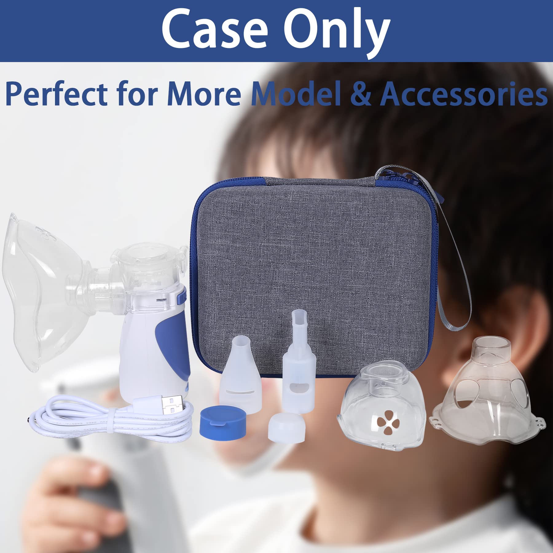Aenllosi mesh nebulizer protective case showing impact resistance test against accidental drops