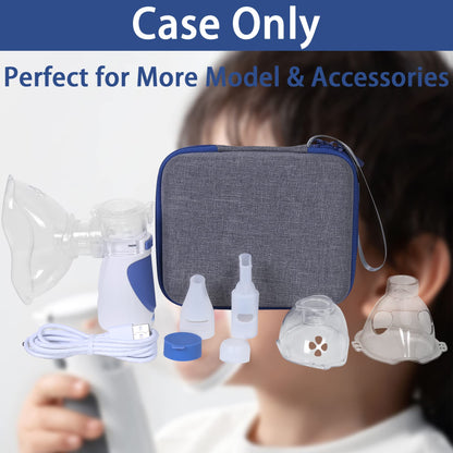 Aenllosi mesh nebulizer protective case showing impact resistance test against accidental drops