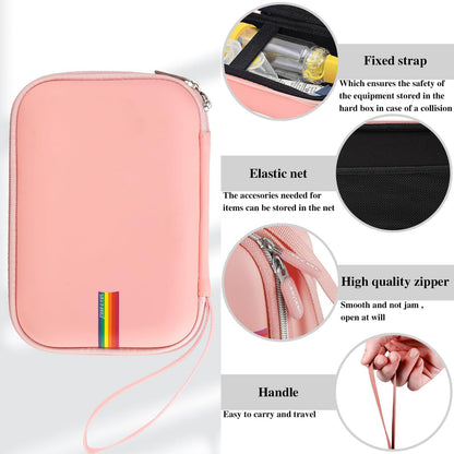 Leayjeen medical carrying case zippered mesh pocket holding healthcare accessories and spacers