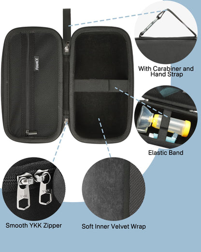 RAIACE shockproof respiratory spacer carrying case interior details