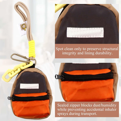NCHEMDL compact medicine travel case showing durable zipper closure