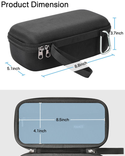RAIACE waterproof asthma inhaler storage pouch close up look