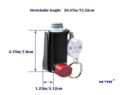 Side profile of Moyite protective sleeve demonstrating the adjustable velcro closure system