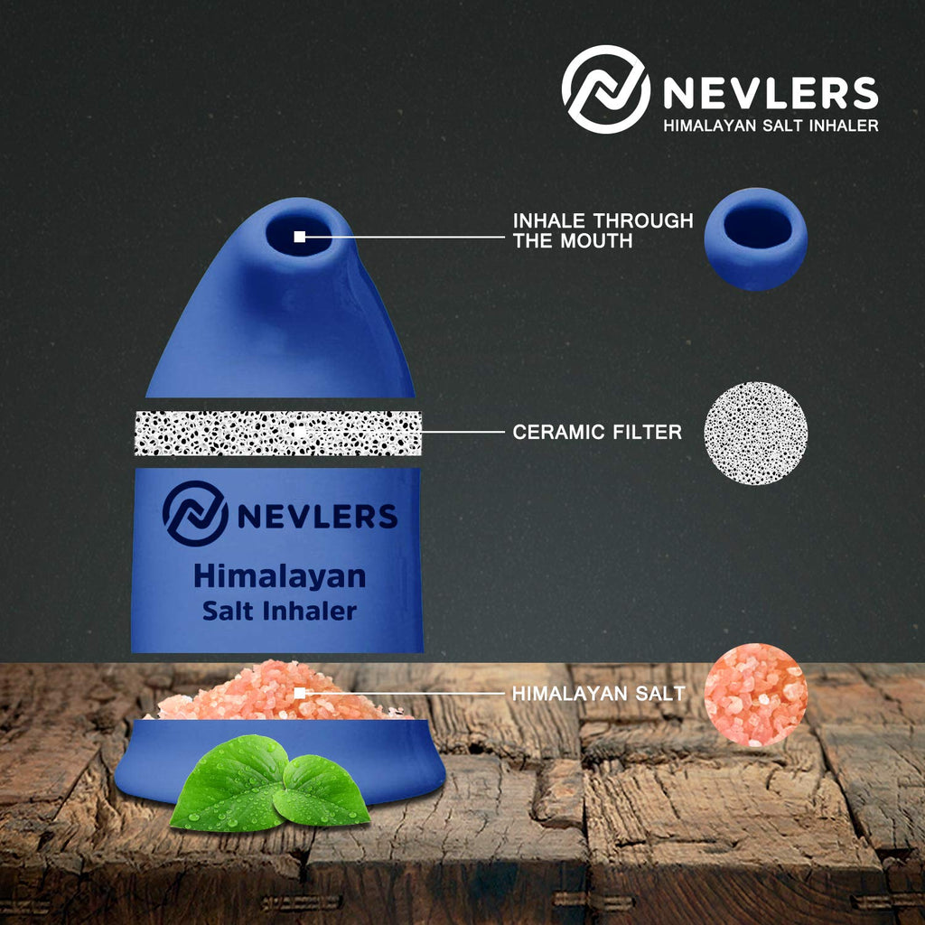 Handheld portable ceramic salt pipe showing ergonomic design for daily use