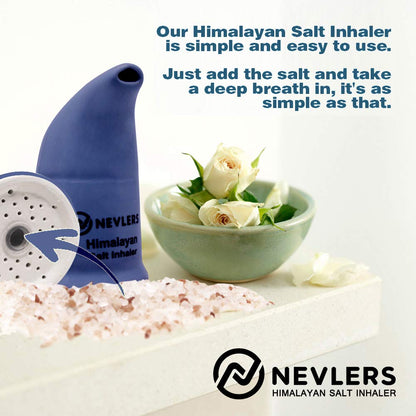Full view of premium imported Nevlers natural sinus and allergy relief device