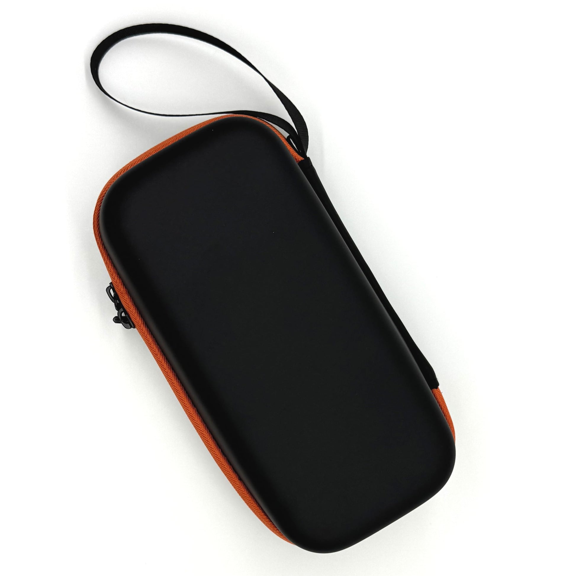 Cecety portable nebulizer organizer shown next to travel gear illustrating its convenient portable size.