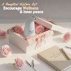 Complete wellness package including the Gleam ceramic pipe and natural mineral rich Himalayan salt