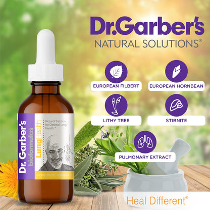 Homeopathic liquid drops for allergy and asthma relief back label