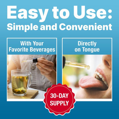 Lung Clear Pro premium 5-in-1 respiratory formula drops highlighting its sublingual liquid delivery system.