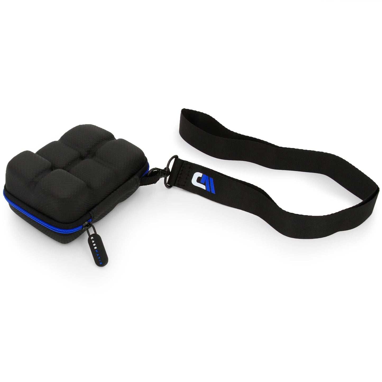 CASEMATIX medical storage holder showing double stitched heavy duty zipper and rigid protective construction