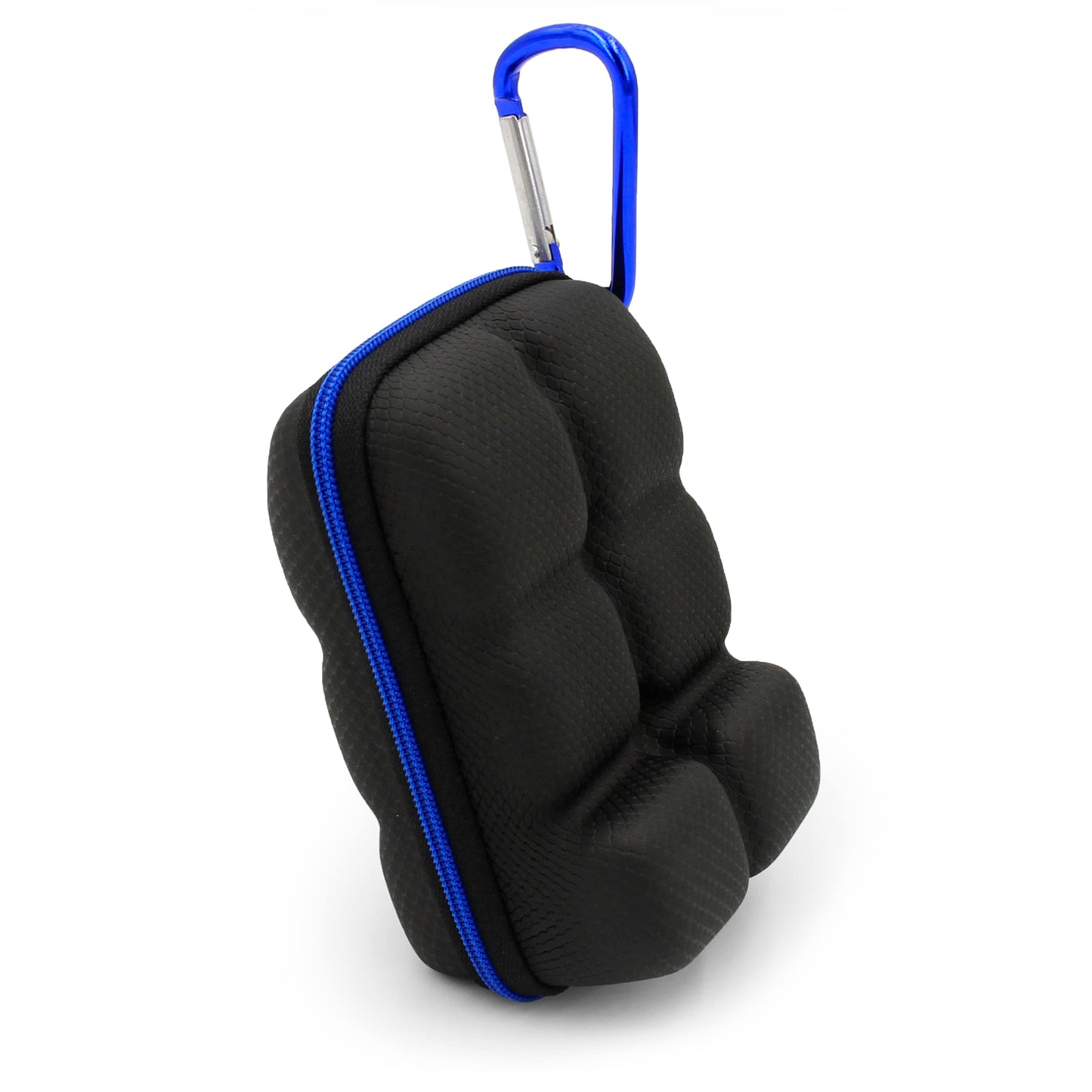 CASEMATIX hard shell asthma container with removable neck lanyard for hands free outdoor hiking