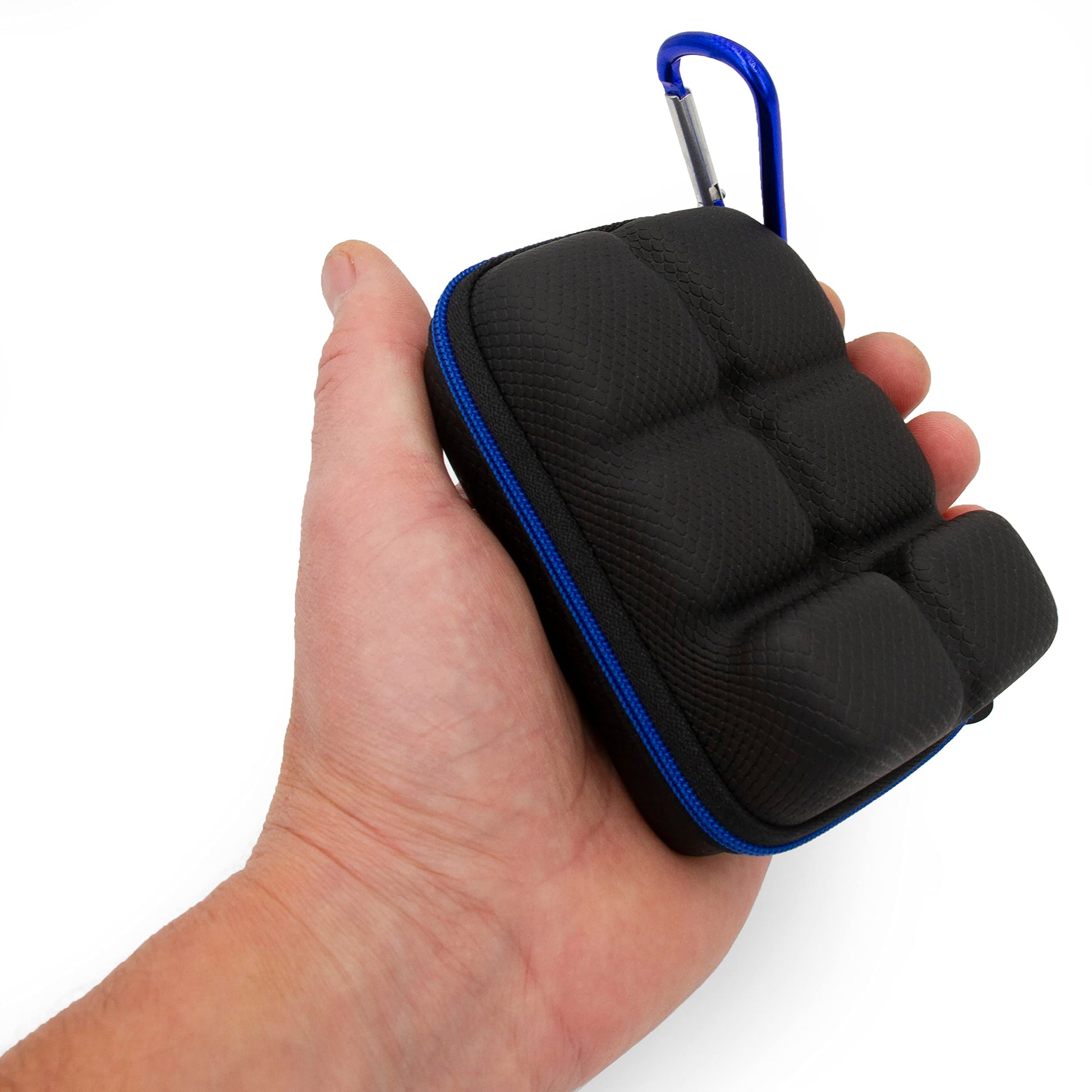 CASEMATIX dual slot rescue inhaler case highlighting the soft velvet interior protective lining