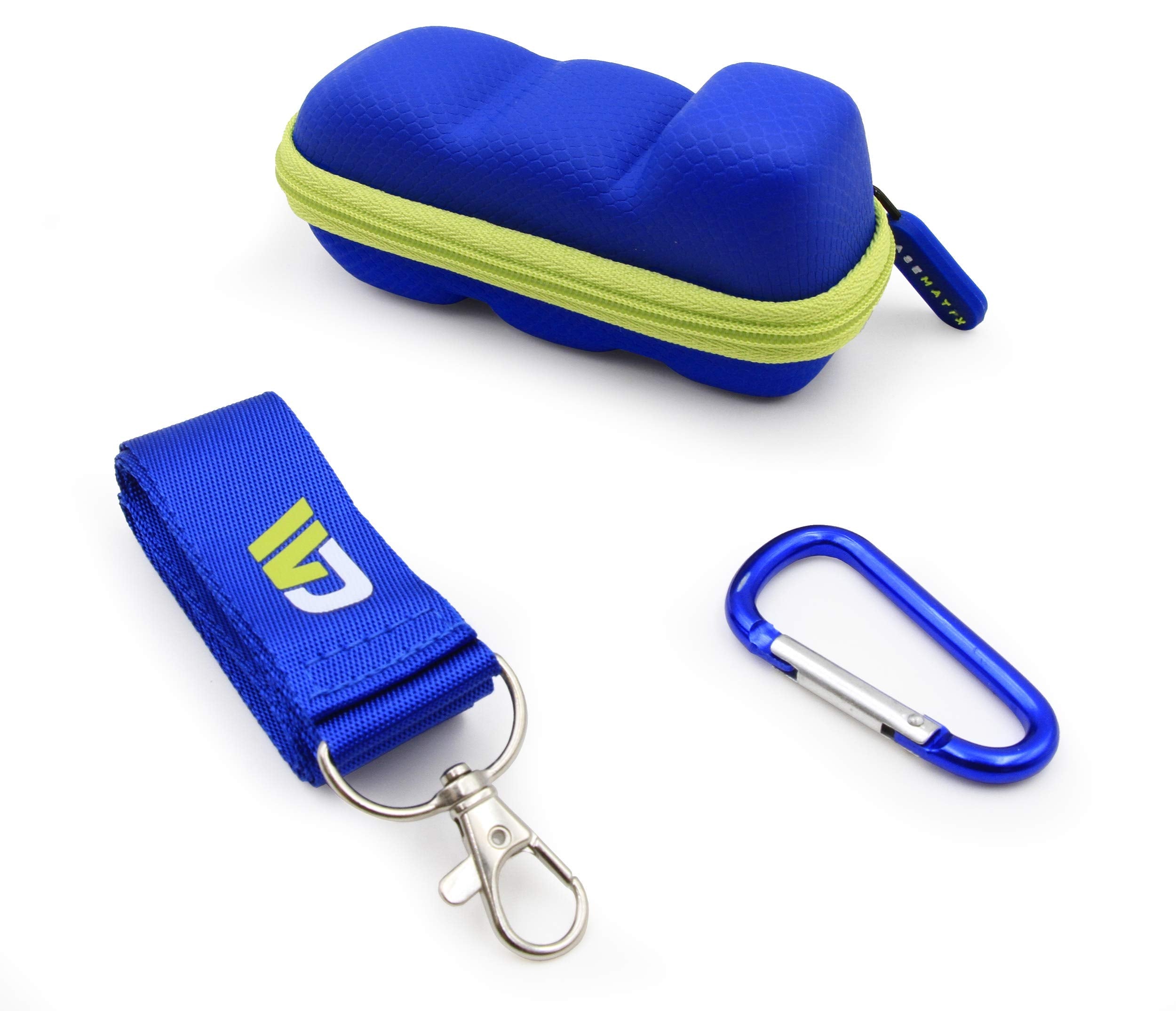 CASEMATIX protective medicine holder open view displaying the molded L-shape interior lining