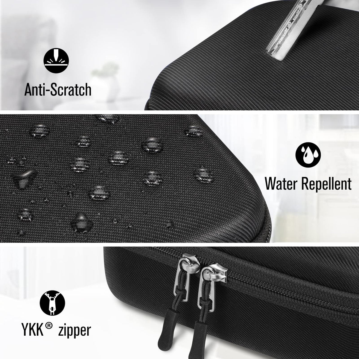 MEDMAX asthma medicine protective holder showcasing thick padded scratch resistant lining
