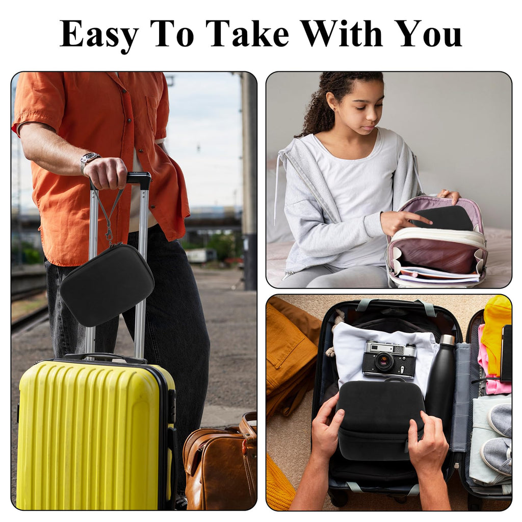 SHFGYG shockproof medical device travel organizer shell in black color