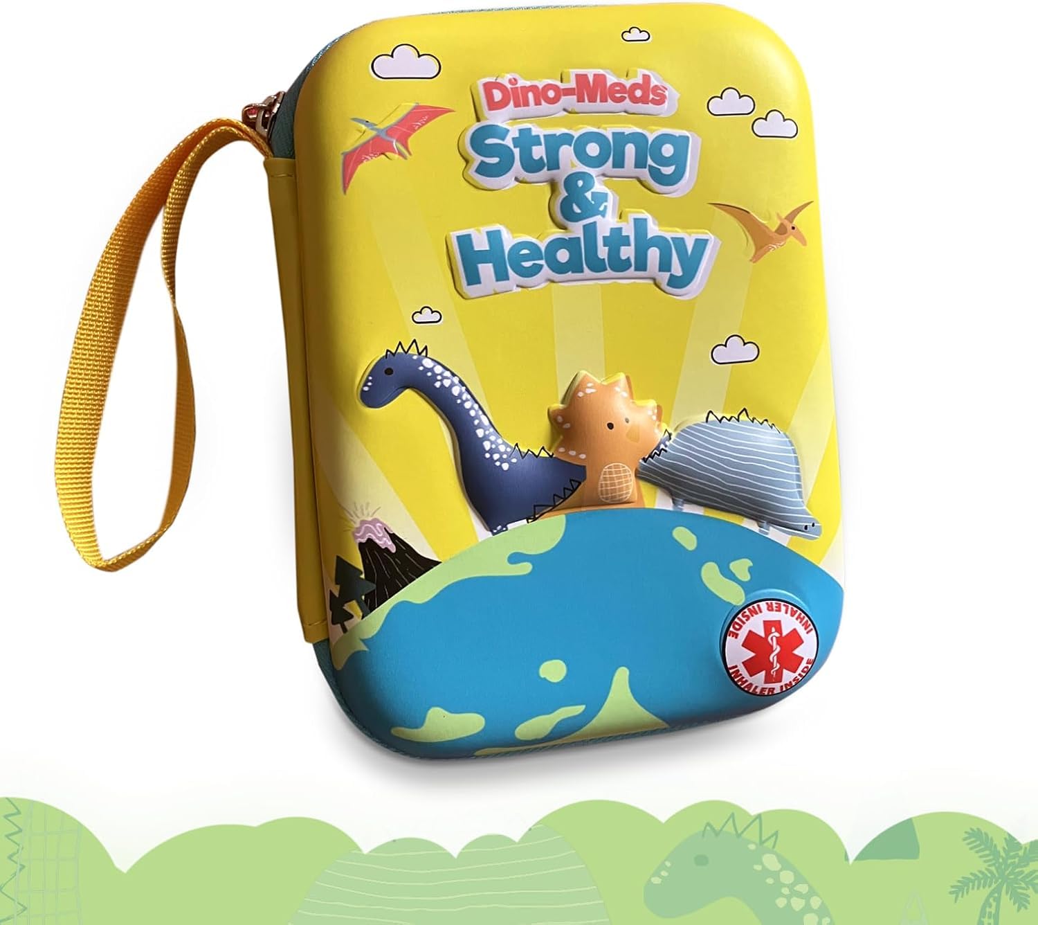 VivÃ©lle protective organizer bag side angle demonstrating the shockproof thickness of the EVA protective shell layer.