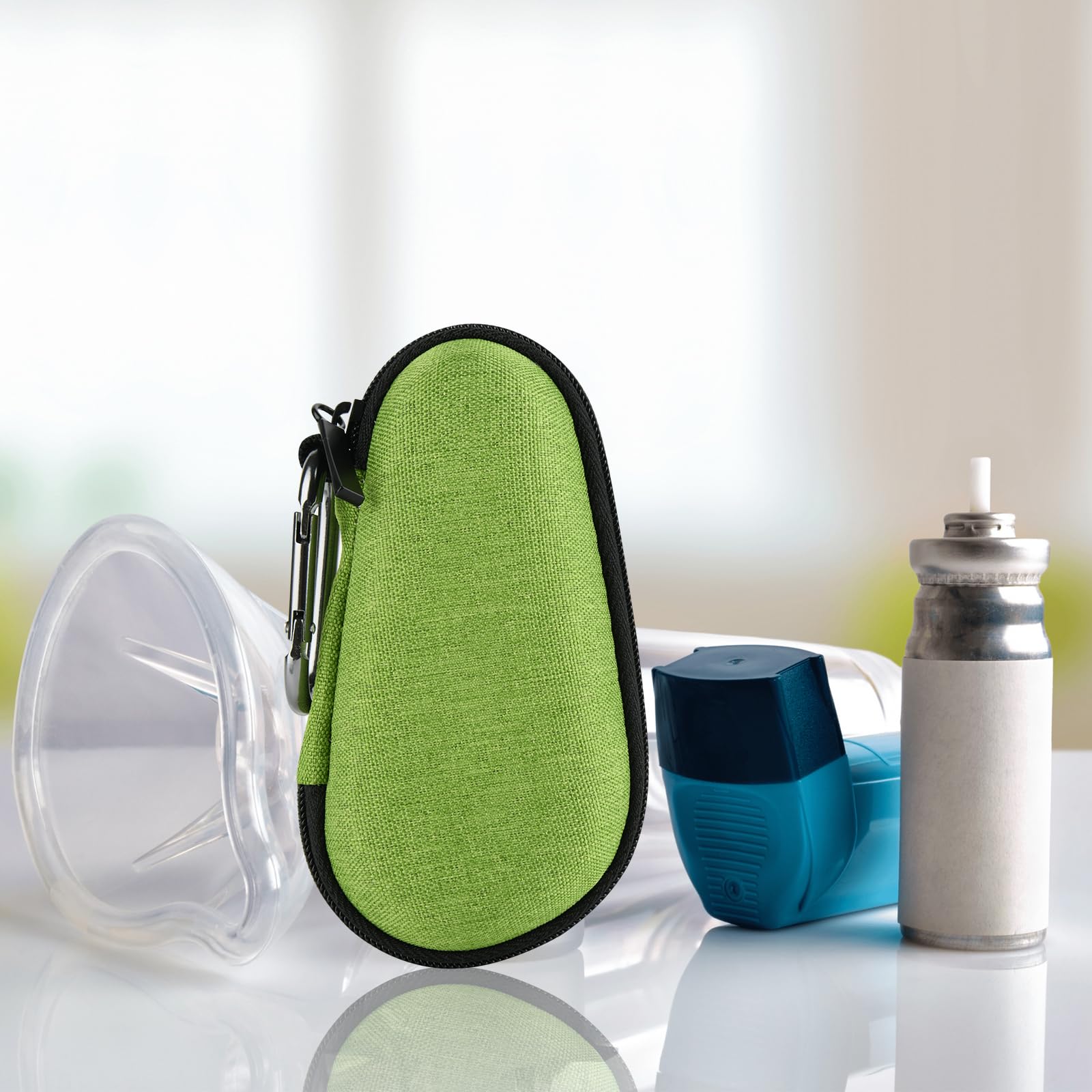 Beautyflier green medicine device carrier for school and outdoor use