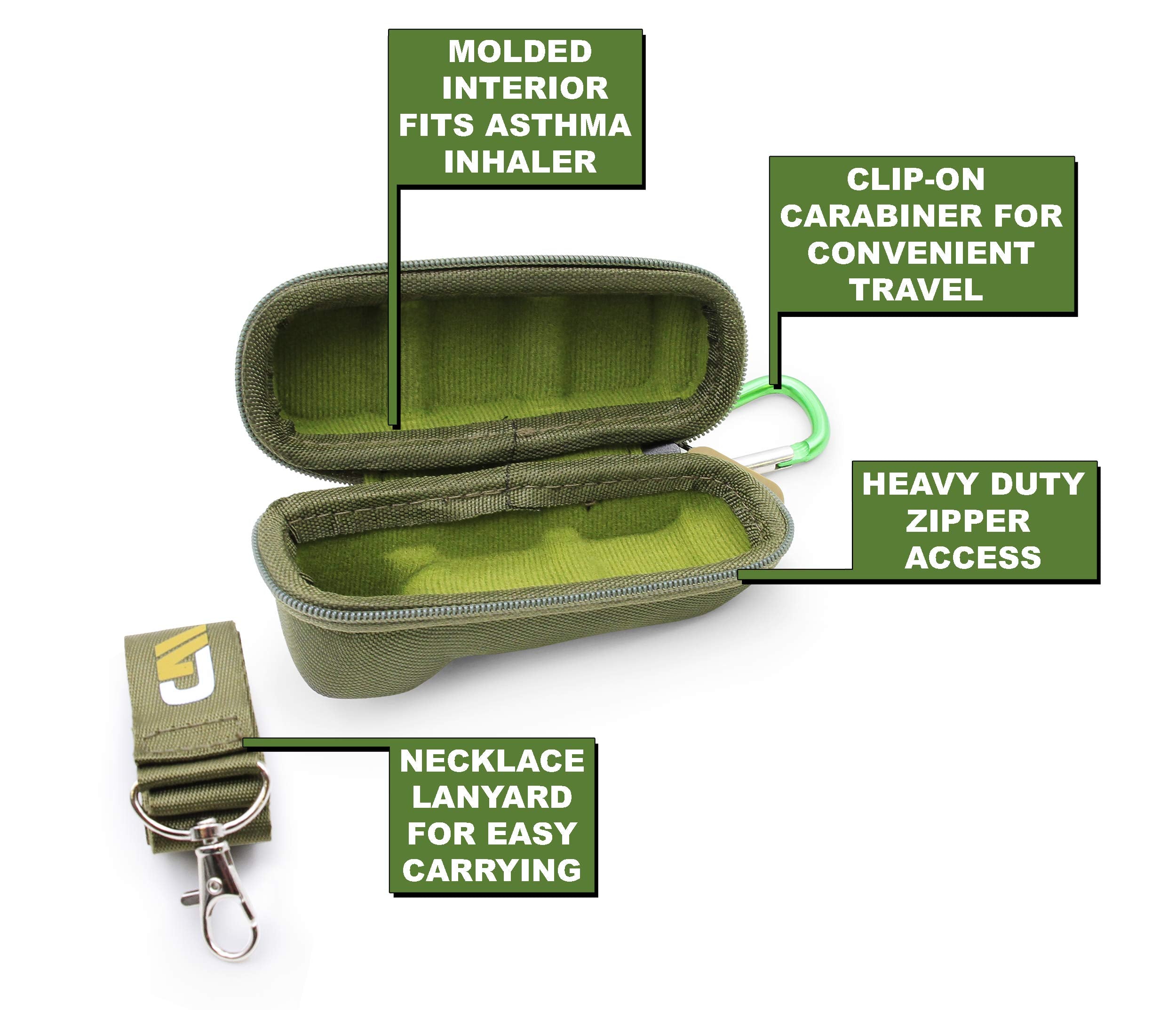 CASEMATIX compact medicine travel bag showcasing the heavy duty zipper closure