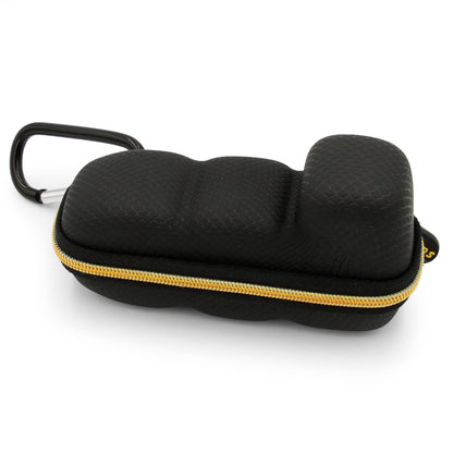 CASEMATIX protective medical holder open view revealing soft velvet lining and custom albuterol slot