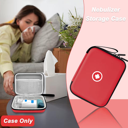 Klawdsky inhaler spacer case for adults being carried by its durable reinforced hand strap