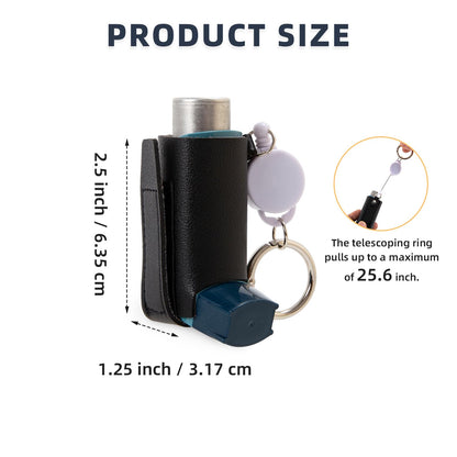 LJHYSD portable medical pouch attached to a backpack zipper clip close up