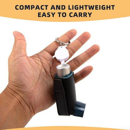 LJHYSD lightweight medicine carrier showing metal keyring and sturdy stitching details