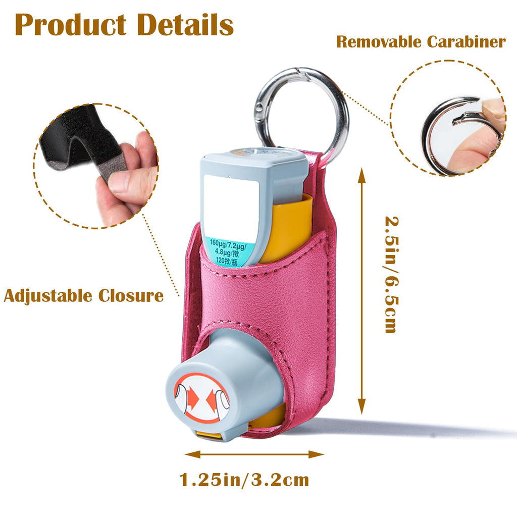 Mazentrix premium medical pouch with metallic carabiner clip attached to a backpack