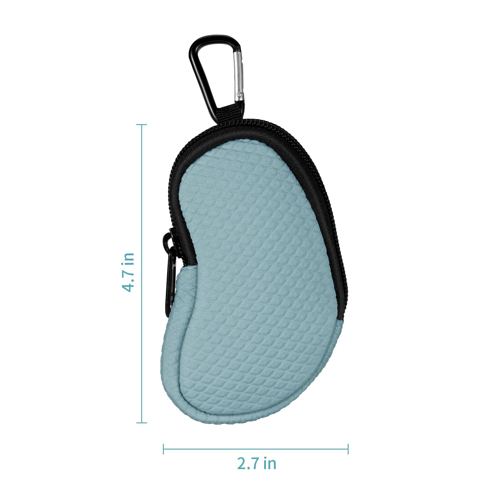 Authentic MEDMAX imported blue inhaler holder showcasing compact travel-ready design