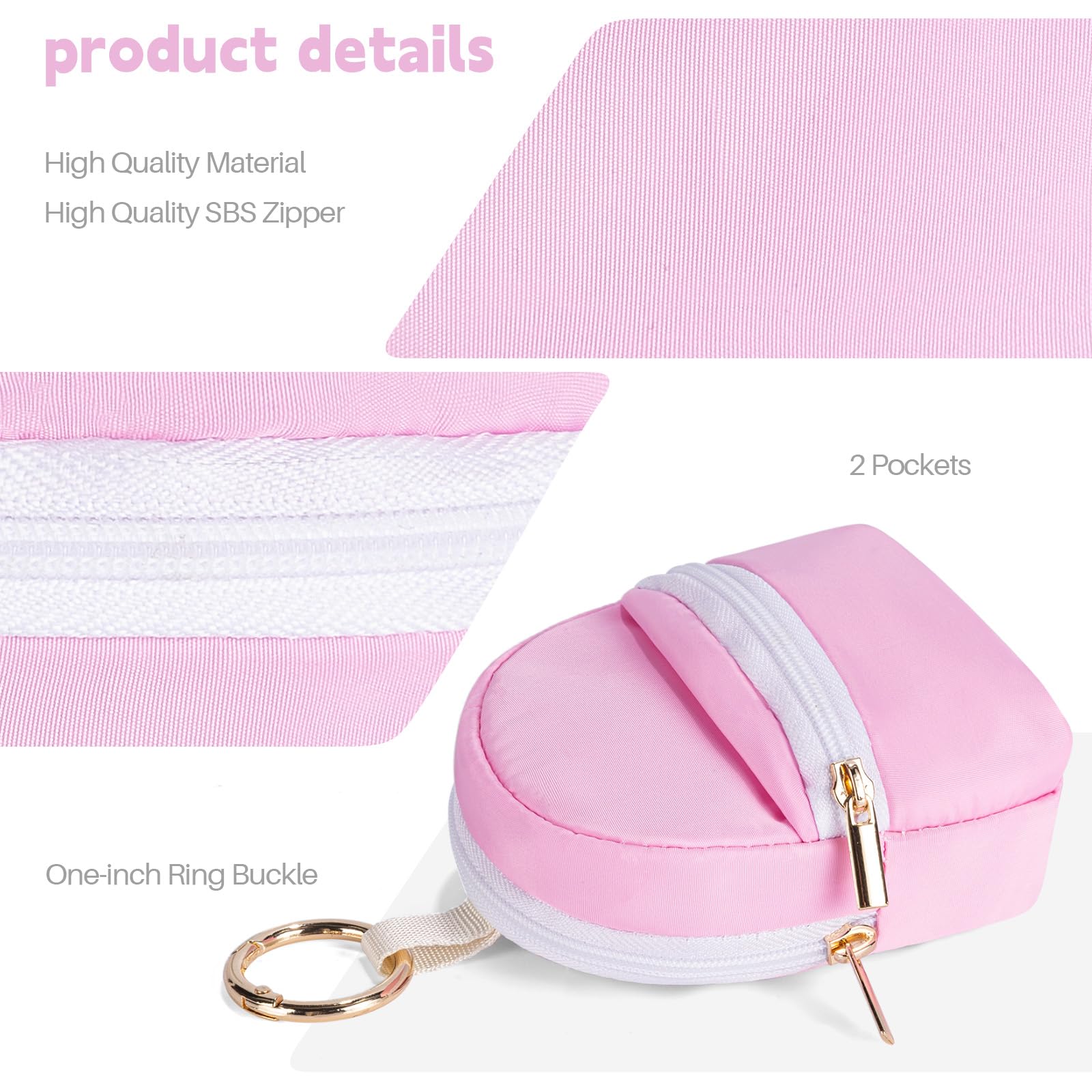 Likesing compact inhaler pouch attached to a backpack