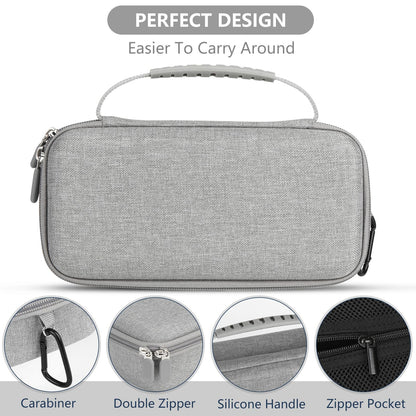 WFDL portable nebulizer bag side angle highlighting the durable double zippers.