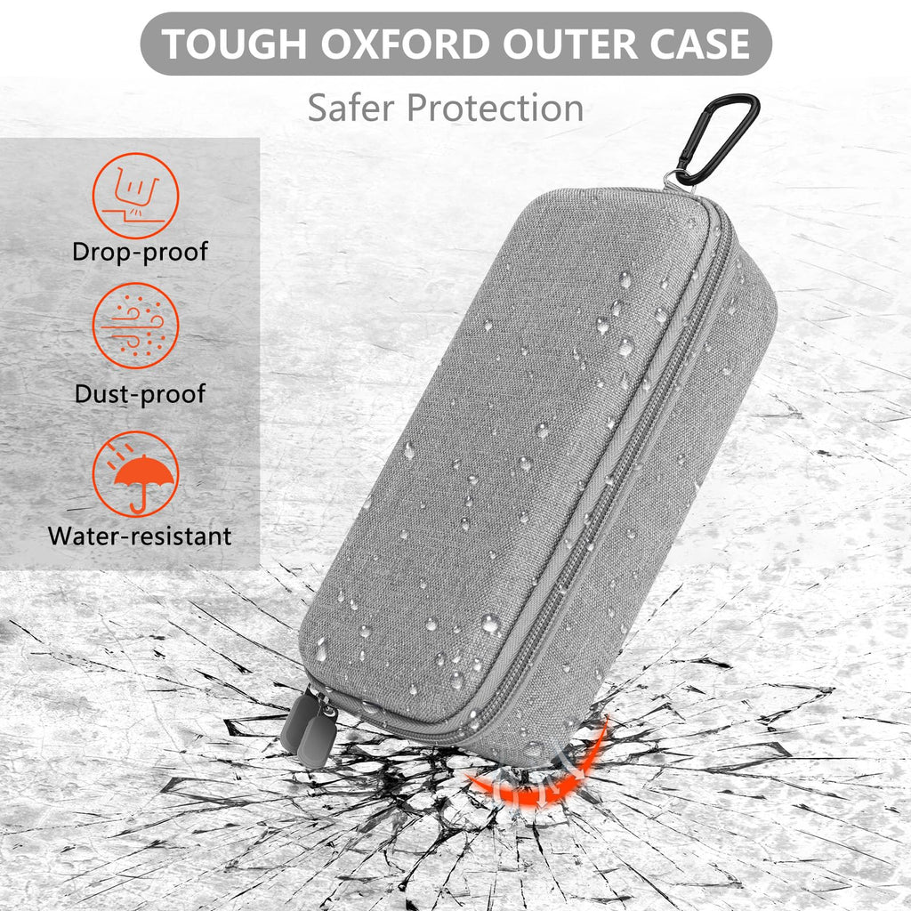 WFDL protective medic pouch close up emphasizing the premium grey silicone carrying handle.