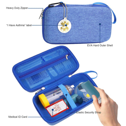MGZNMTY imported medical carrying pouch highlighting high quality zipper closure and semi waterproof material.