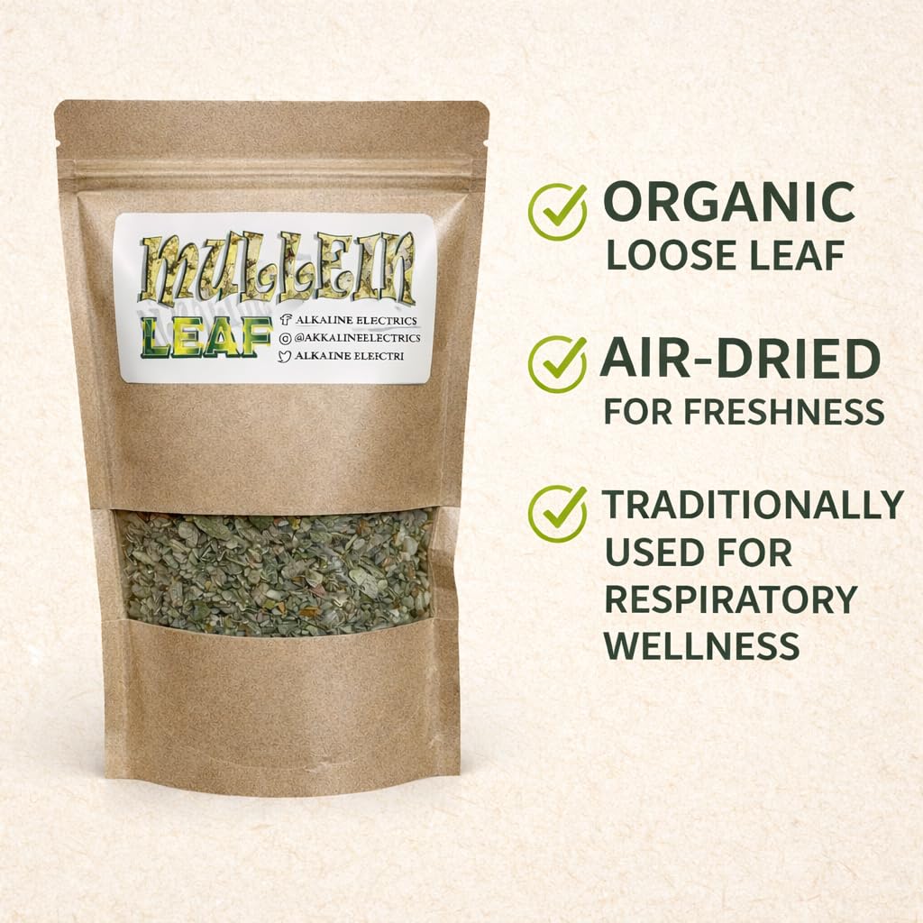 Natural expectorant mullein leaf herbal loose tea pouch