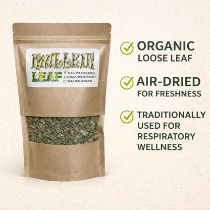 Natural expectorant mullein leaf herbal loose tea pouch