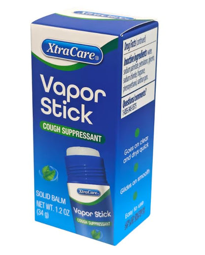 Two pack Xtracare vapor stick cough suppressant