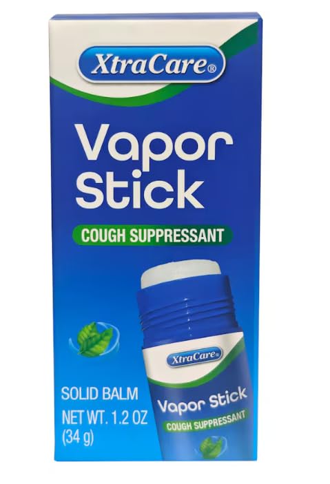 Close up of Xtracare menthol balm ingredients label
