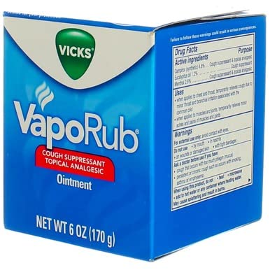 Vicks VapoRub external ointment for cold symptom care product base details