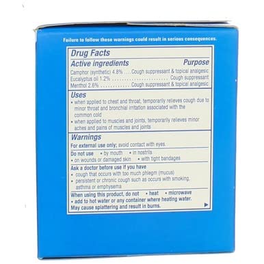 Genuine USA sourced Vicks VapoRub six ounce cold care essential jar