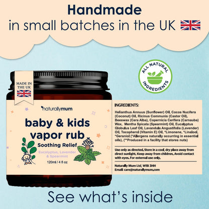 NaturallyMum baby and kids natural congestion support packaging