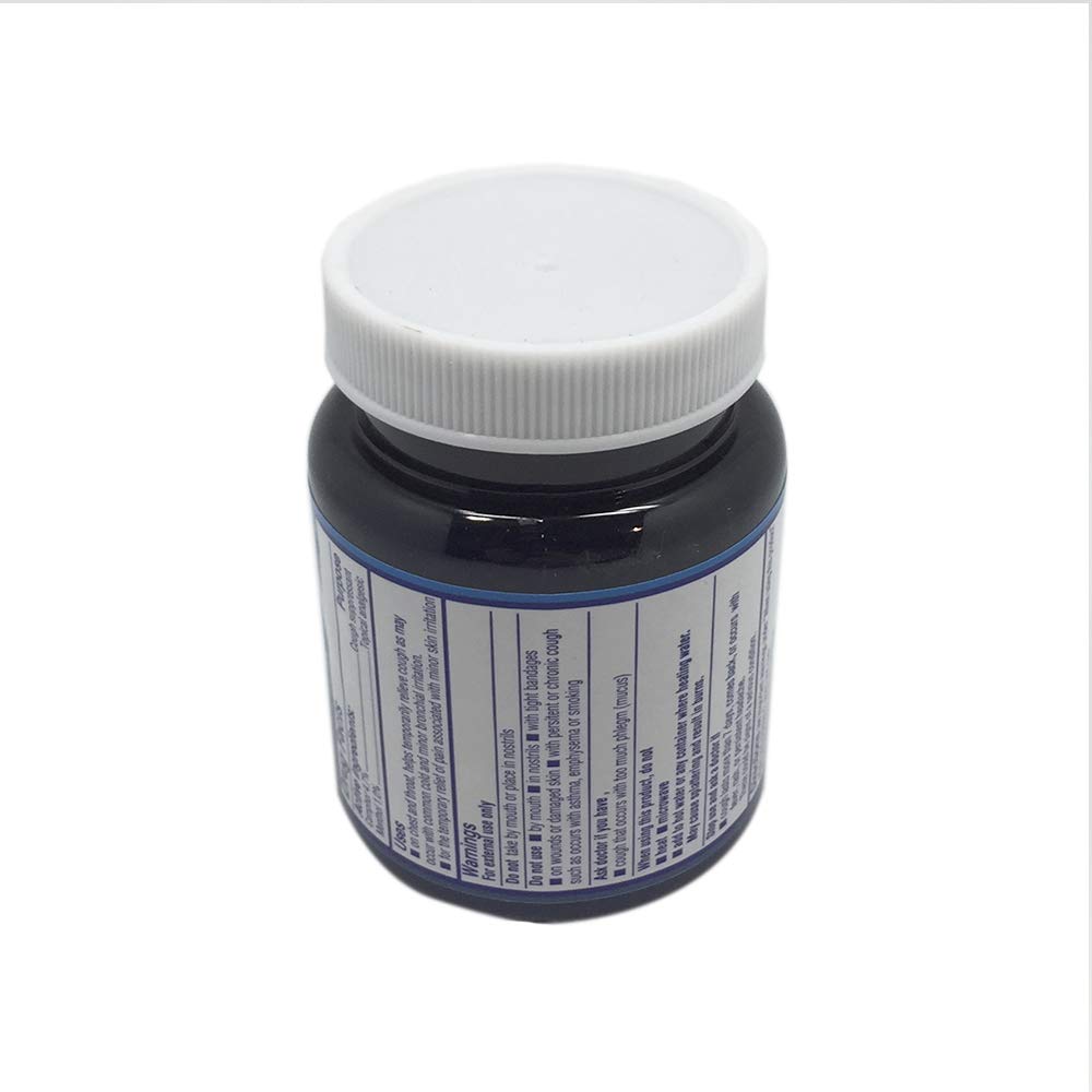 Personal Care brand vapor chest rub ointment back label showing ingredients and directions