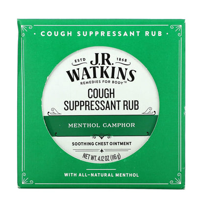 J.R. Watkins medicated chest rub ointment texture showing smooth consistency for application