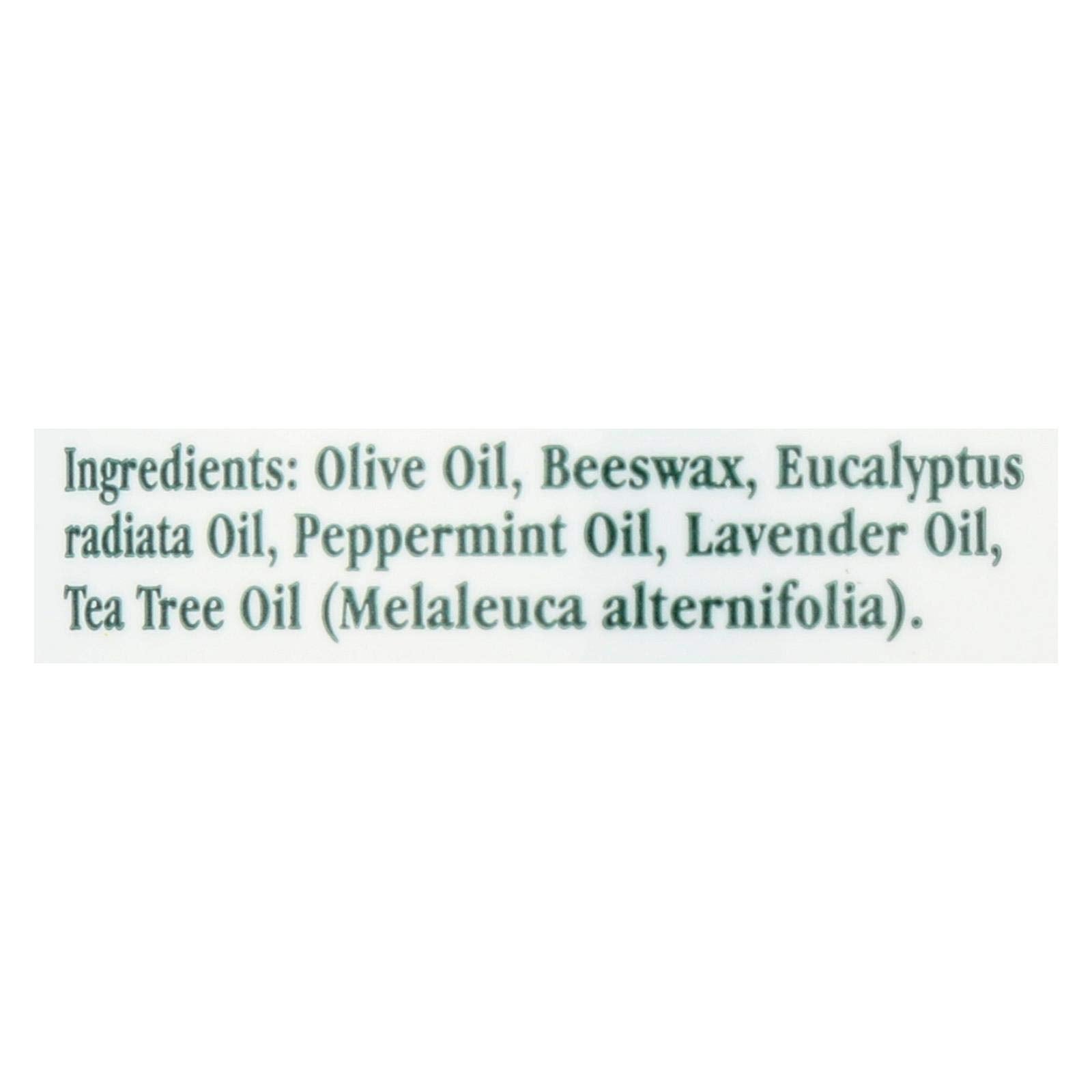 Authentic USA imported Tea Tree Therapy herbal vapor ointment containing premium Eucalyptus Australiana lavender and peppermint oil.