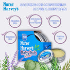 Natural baby chest rub balm for soothing infant coughs and clearing congested airways.