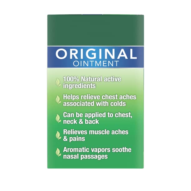 Mentholatum natural camphor and menthol rub for back and joint pain relief
