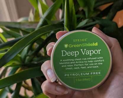 Authentic Sprigs Deep Vapor imported skincare balm
