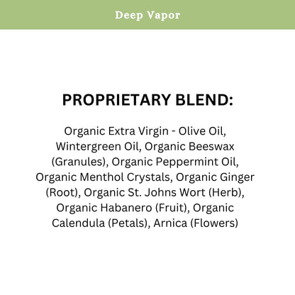 Side profile of Sprigs Deep Vapor tin showing size and label